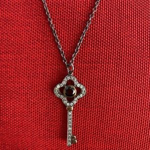 Stella & Dot Clover Key Necklace